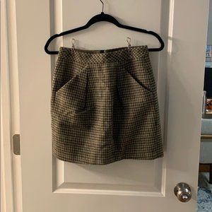J.Crew Pocket Mini Houndstooth Skirt
